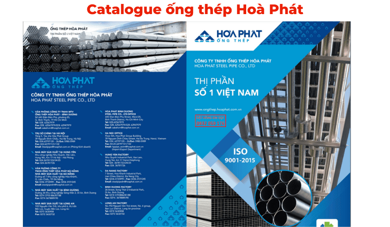 Catalogue ống thép Hoà Phát