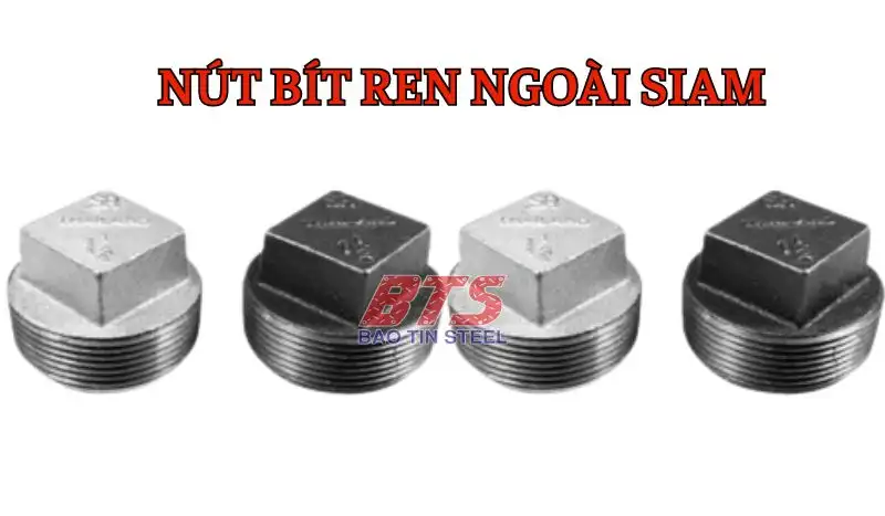 Nút bít ren ngoài Siam