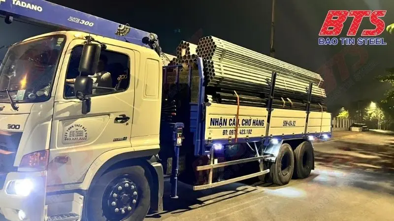 Vận chuyển thép xây dựng