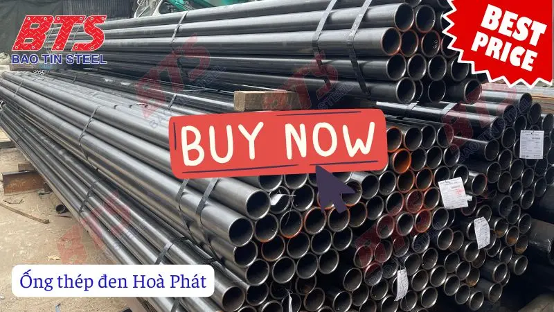 Bảng giá ống thép đen Hòa Phát