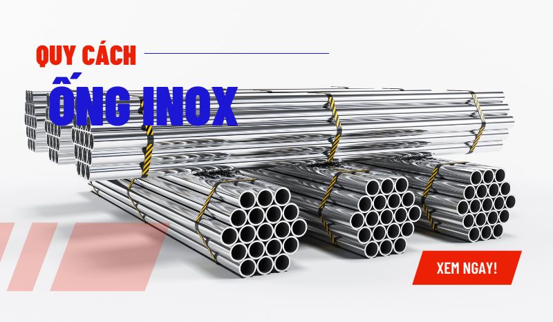 Quy cách ống inox tròn công nghiệp