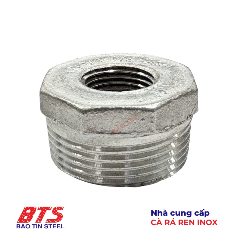 Cà rá, lơ thu ren inox (Hexagon Bushing)