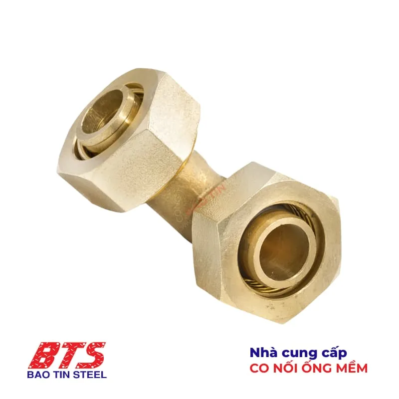 Co nối ống mềm bằng đồng MIHA