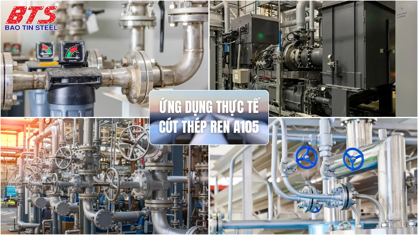 Ứng dụng phụ kiện ren ren áp lực trong thực tế