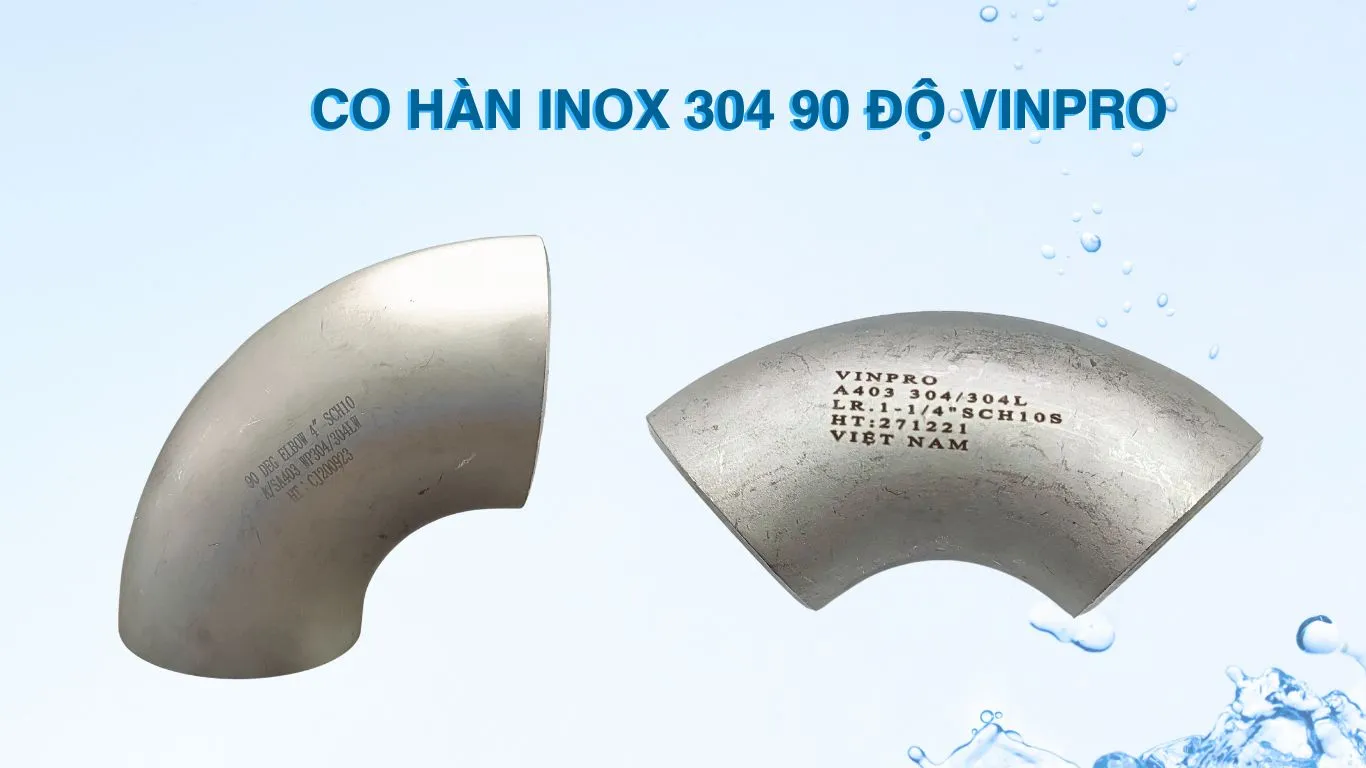 Đặc điểm co hàn inox 90 độ 