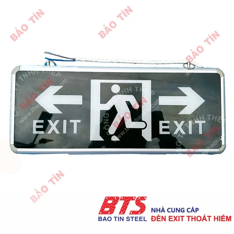 Đèn exit thoát hiểm chỉ 2 hướng