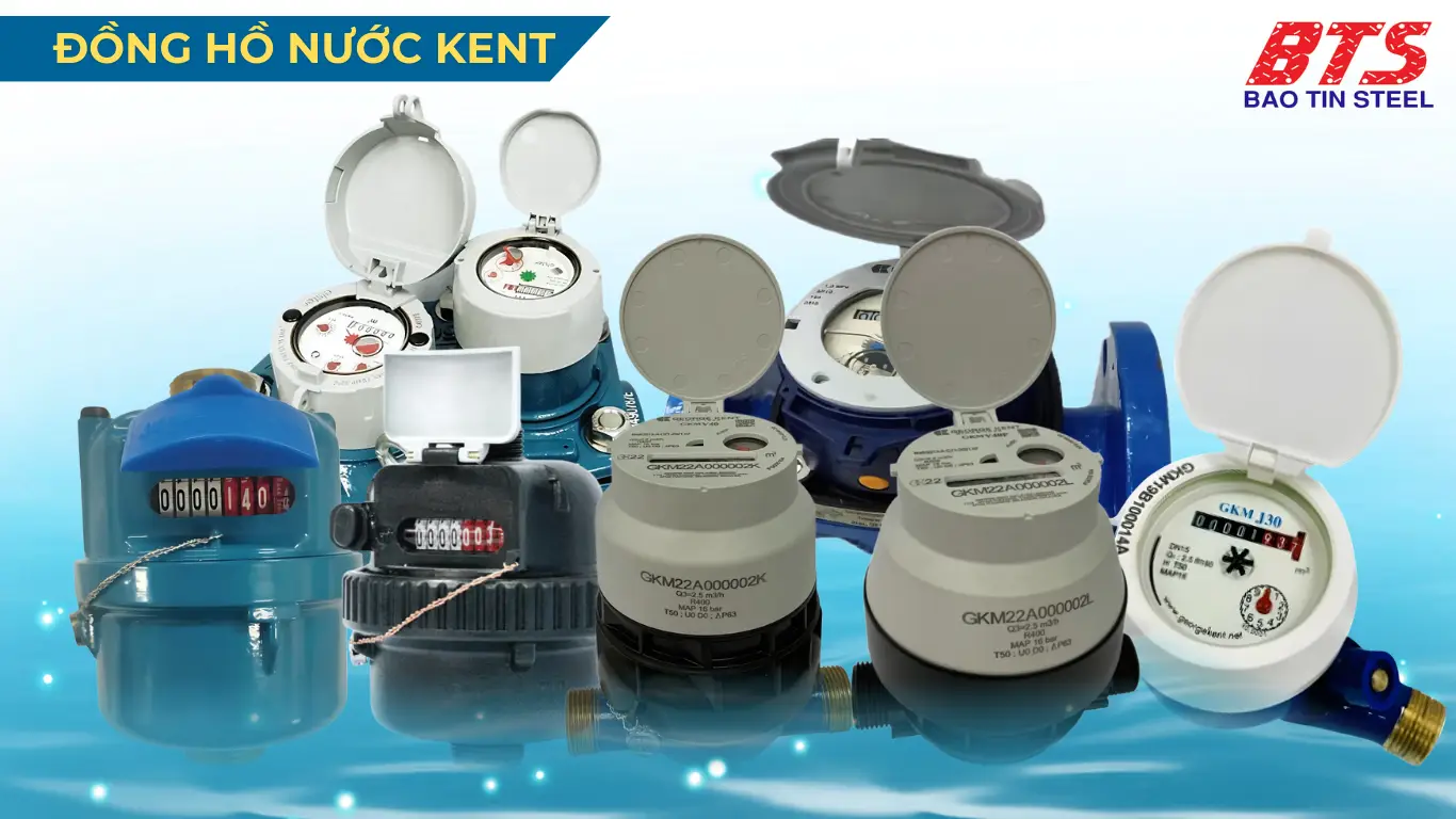 Các loại đồng hồ nước Kent
