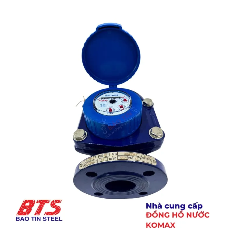 Đồng hồ nước KOMAX mặt bích DN50