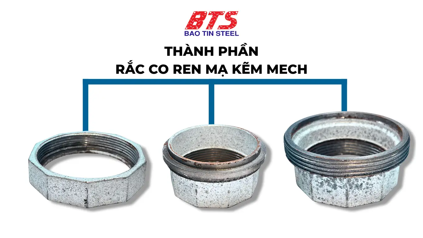 Các thành phần của rắc co ren