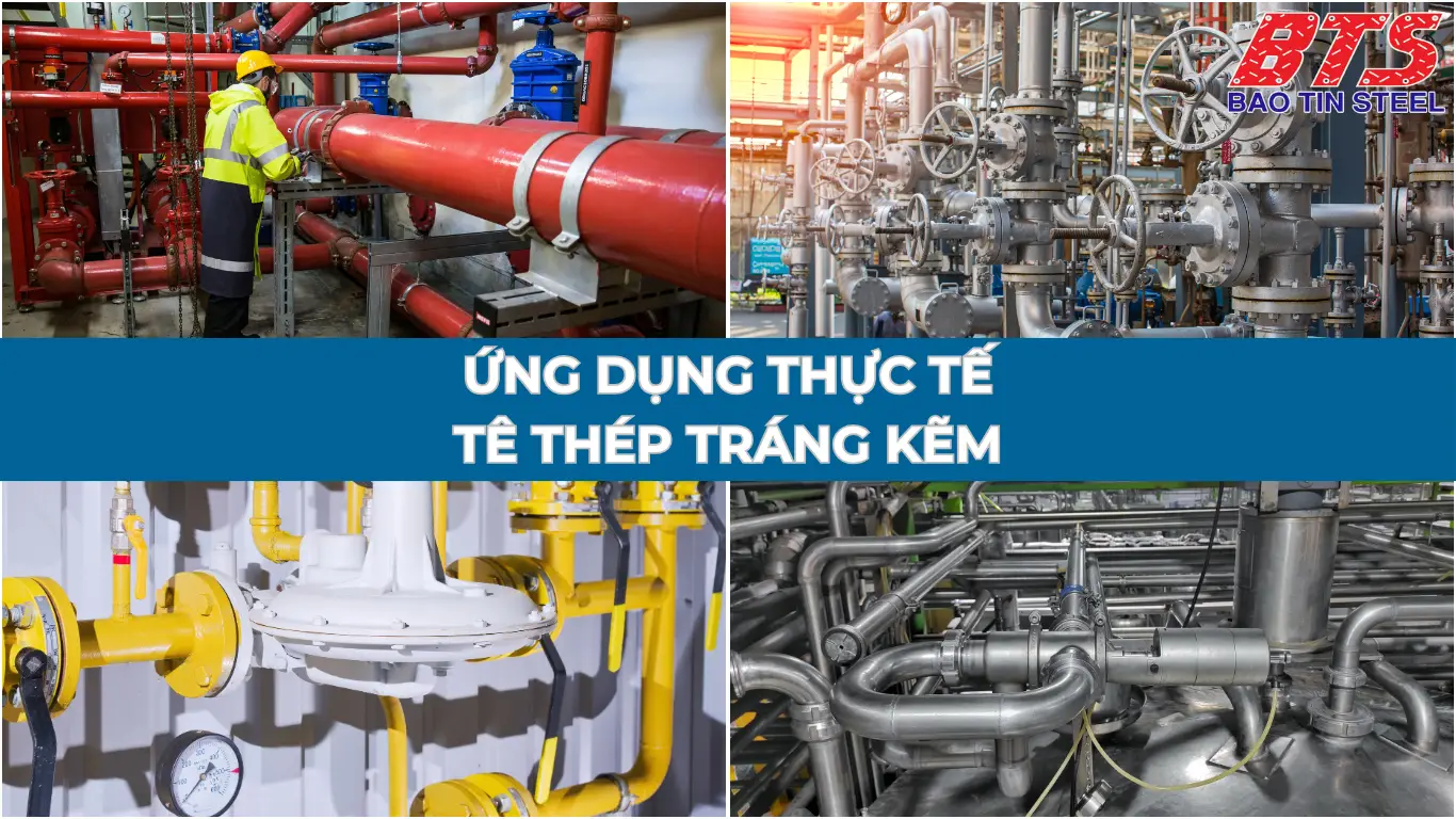 Ứng dụng thực tế của tê thép FKK