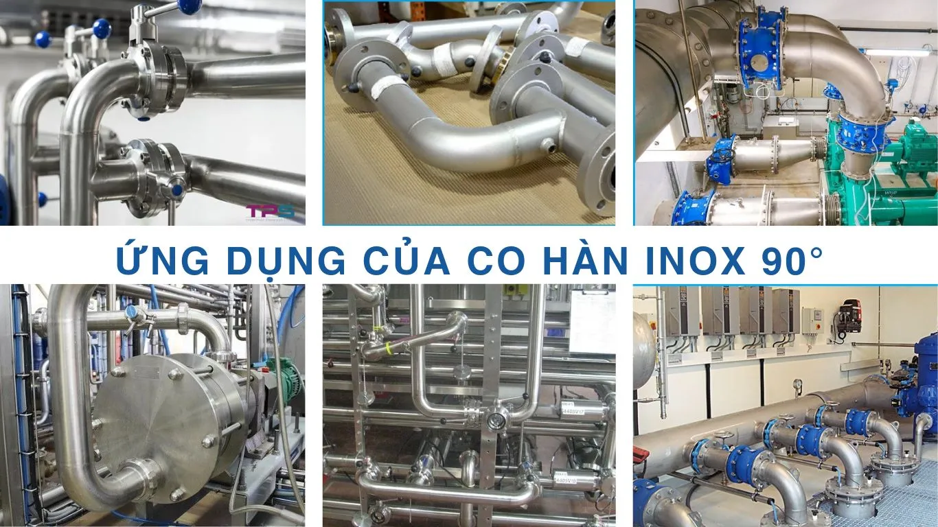 Ứng dụng co hàn inox 90 độ