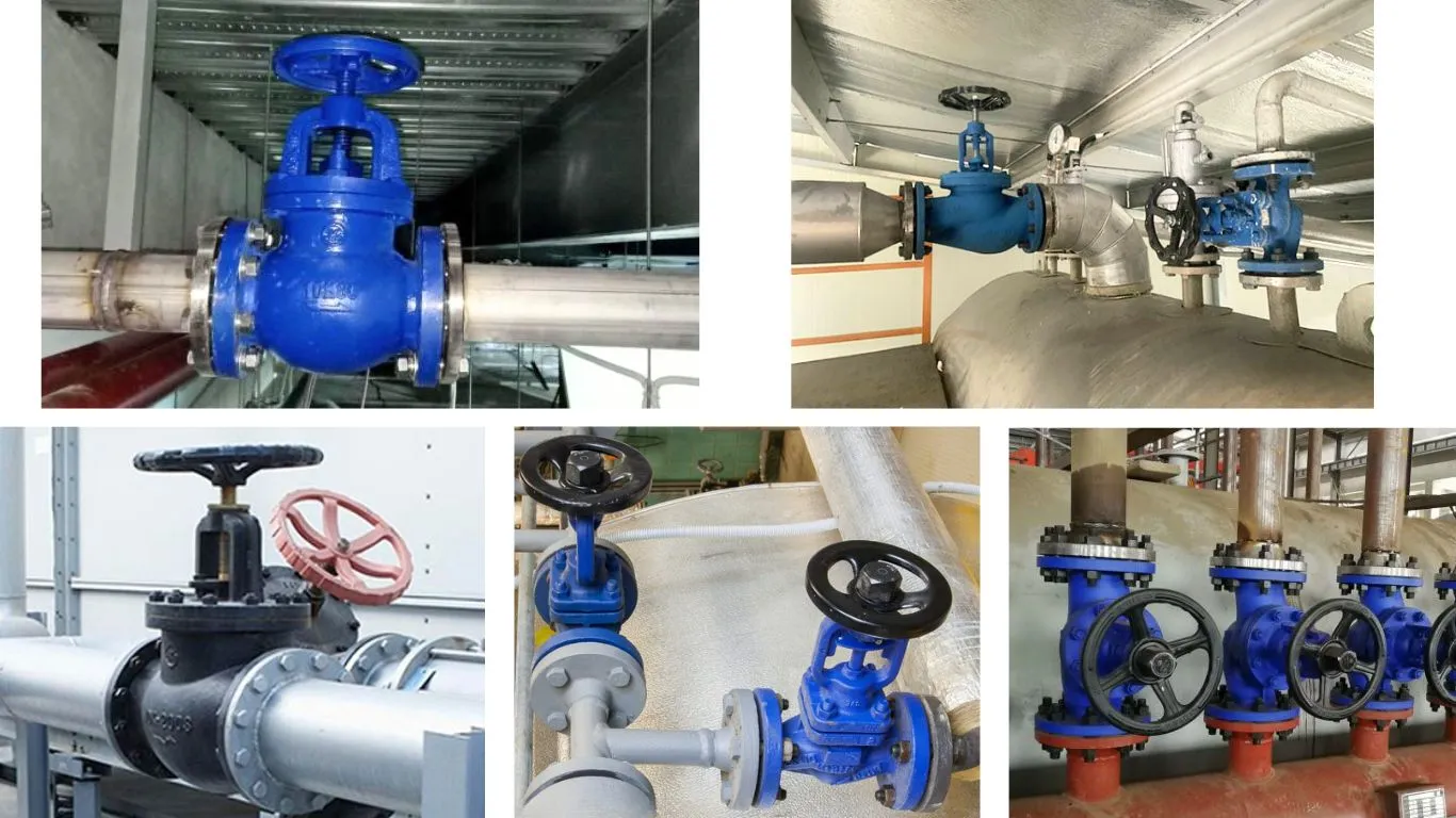 Ứng dụng của van cầu gang