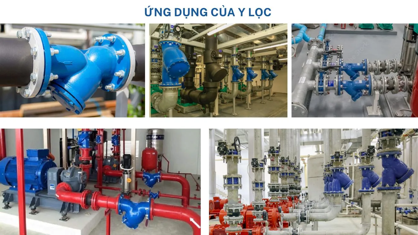 Ứng dụng của van Y lọc ShinYi