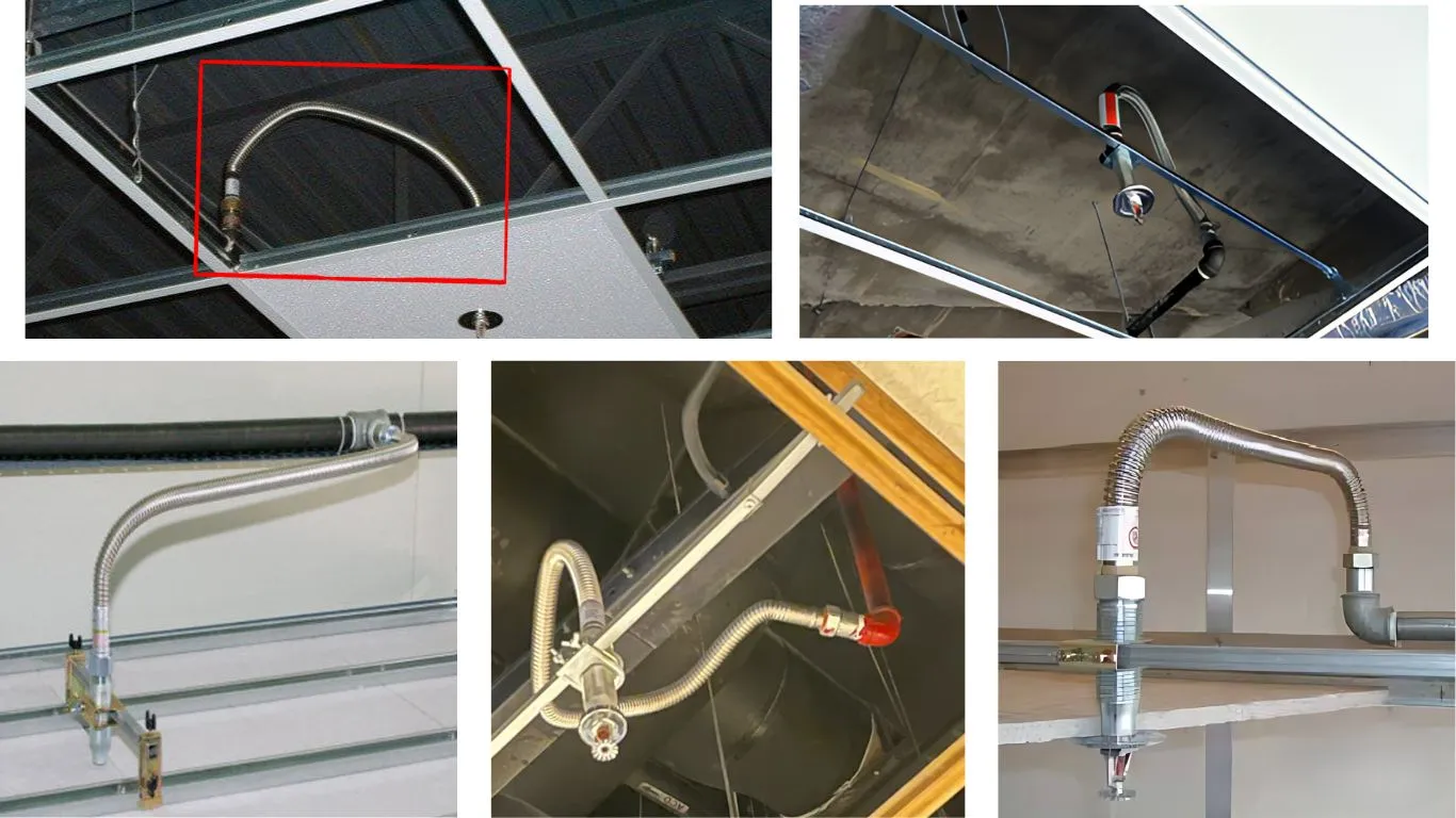 Ứng dụng ống mềm nối đều phun sprinkler Daejin Ứng dụng ống mềm nối đều phun sprinkler Daejin