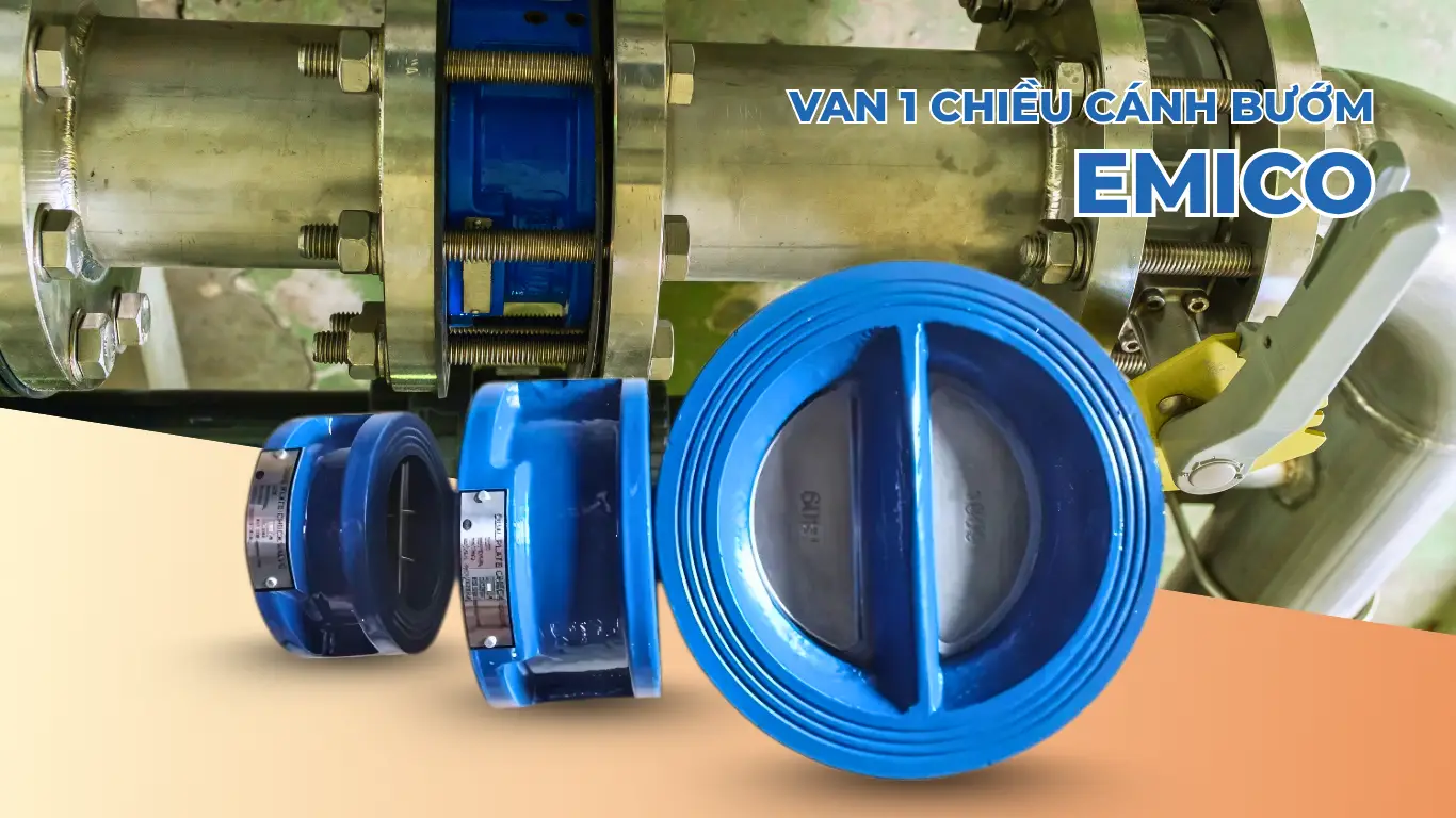 Van 1 chiều cánh bướm EMICO