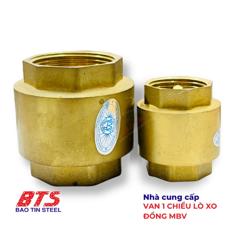 Van một chiều lò xo đồng MBV