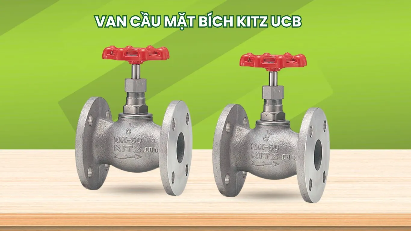 Van cầu inox nối mặt bích KITZ UCB