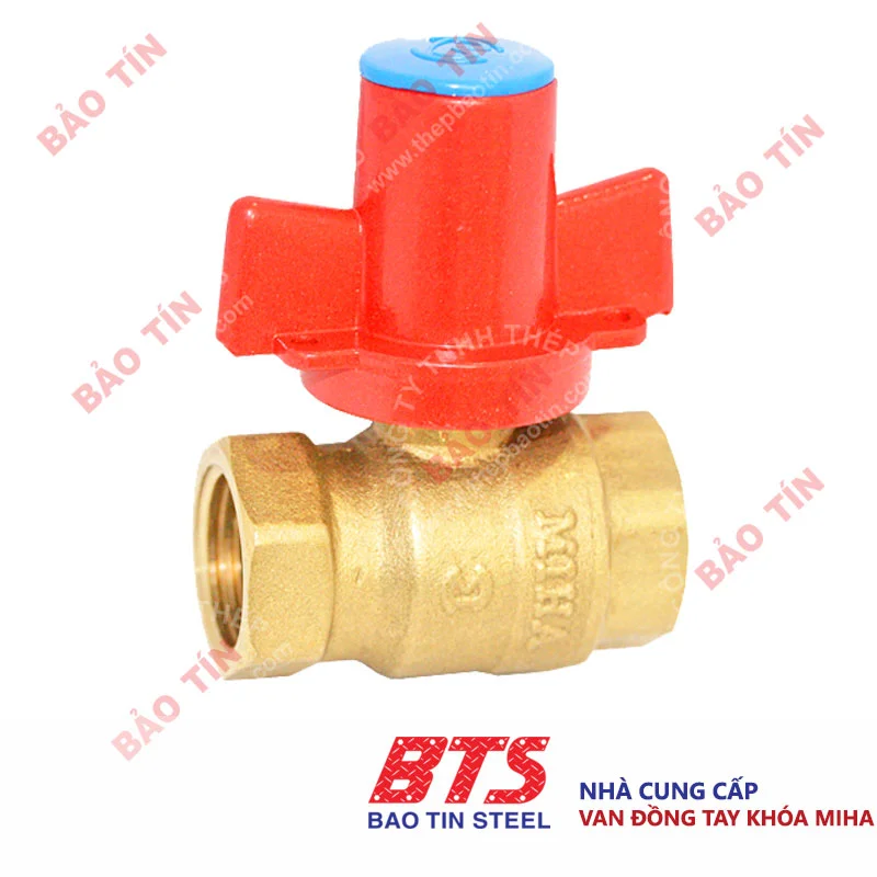 Van bi đồng tay khóa Miha