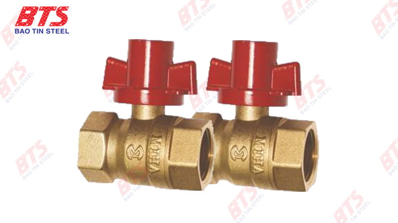 Van bi đồng tay khóa MIHA Van bi đồng tay khóa MIHA