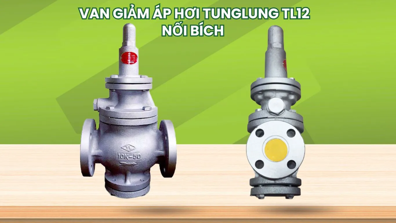 Van giảm áp hơi gang nối bích Tunglung TL12