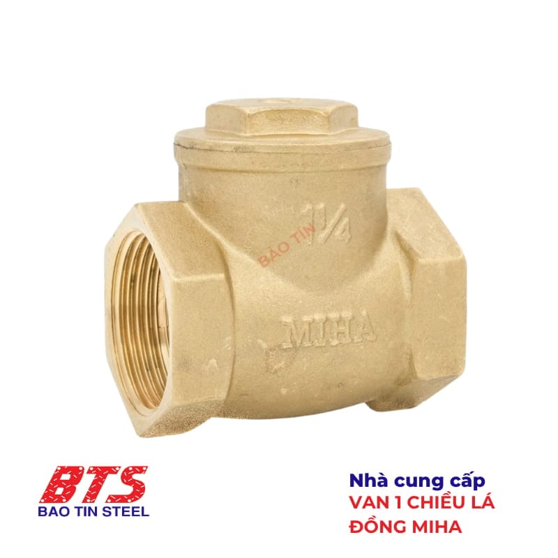 Van một chiều lá đồng MIHA, đĩa bằng đồng