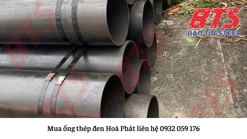 Quy cách ống thép đen Hoà Phát