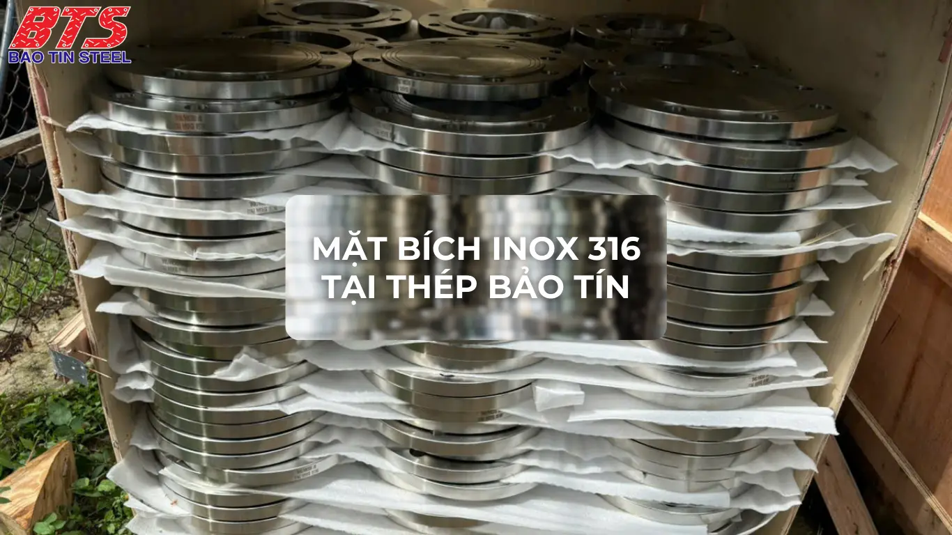 Mặt bích thép không gỉ tại Thép Bảo Tín