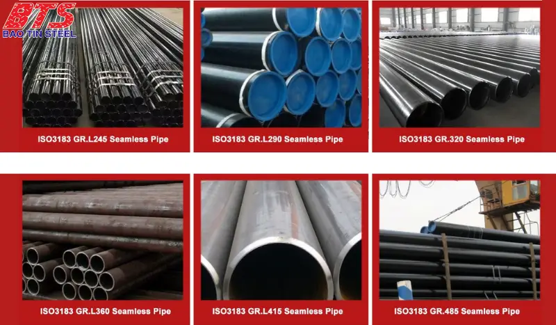 Ống thép tiêu chuẩn ISO 3183