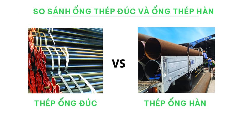Tìm hiểu về sự khác biệt giữa thép ống đúc và thép ống hàn