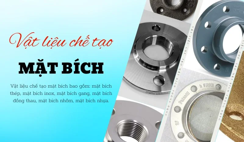 Vật liệu chế tạo mặt bích