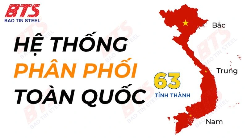Hệ thống phân phối chính thức thép Hoà Phát