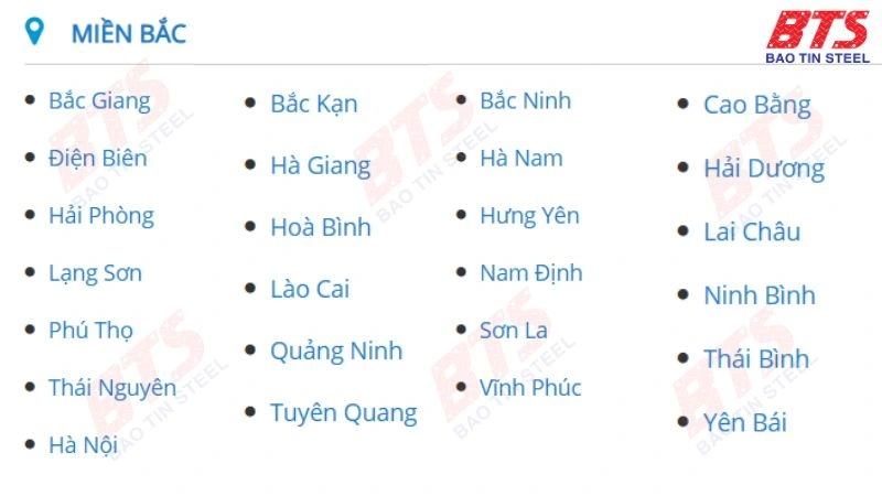 Đại lý thép Hoà Phát tại miền Bắc