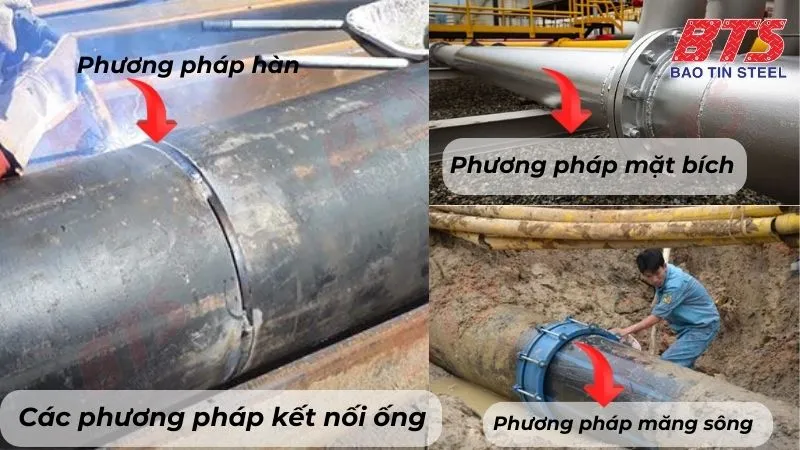 Các phương pháp kết nối ống thép