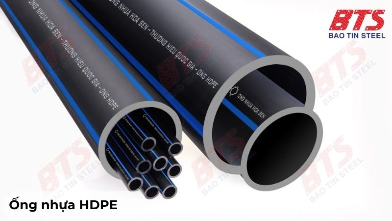 Ống nhựa HDPE phục vụ thi công đường ống thoát nước