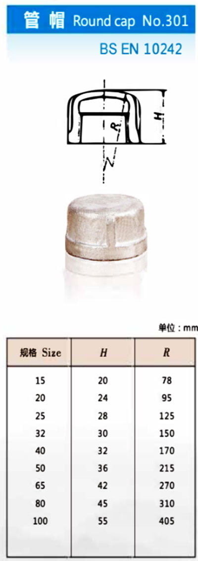 Nắp bịt ống Shanxi ren trong 