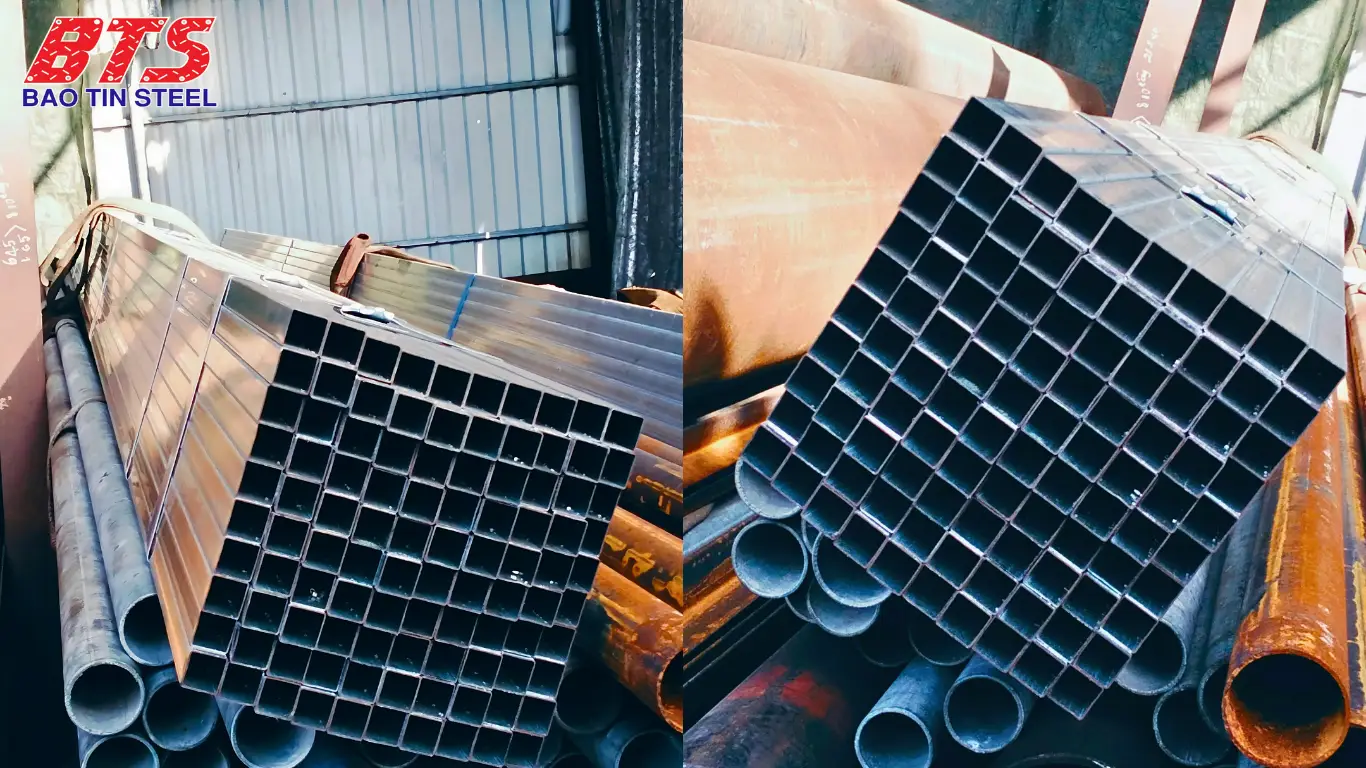 Thép hộp Hòa Phát tại kho Thép Bảo Tín