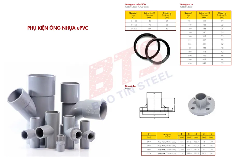 Phụ kiện ống nhựa Hoa Sen 