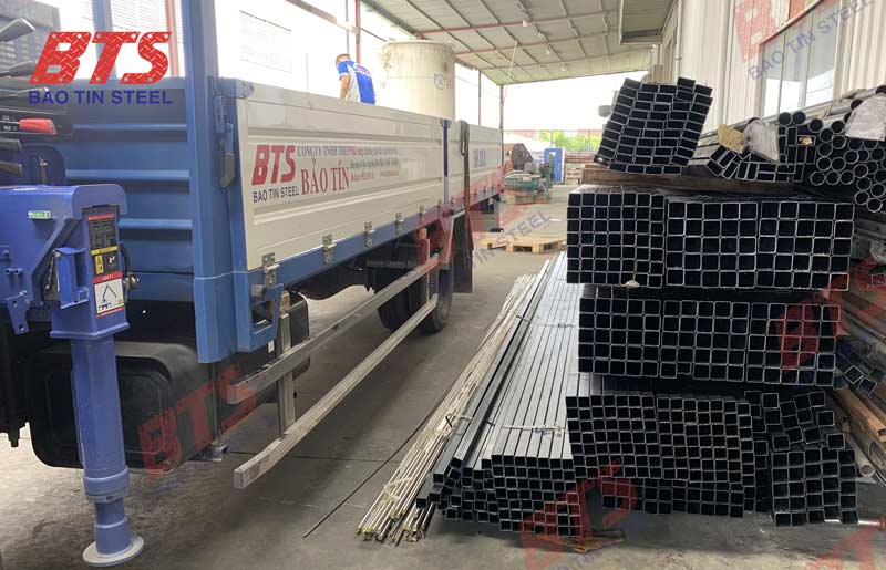 Thép Bảo Tín giao hộp 30x30 đến tận công trình Thép Bảo Tín cung cấp sắt hộp 30x30 chất lượng