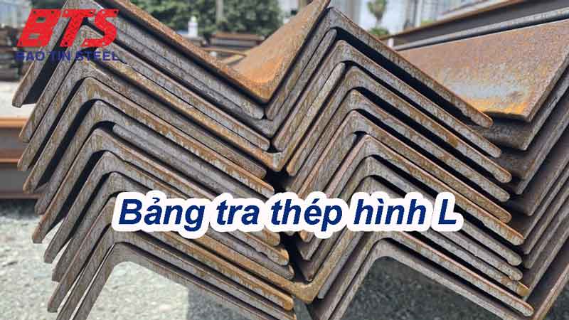 Bảng tra thép hình L