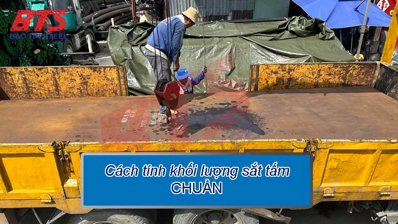 Cách tính khối lượng sắt tấm