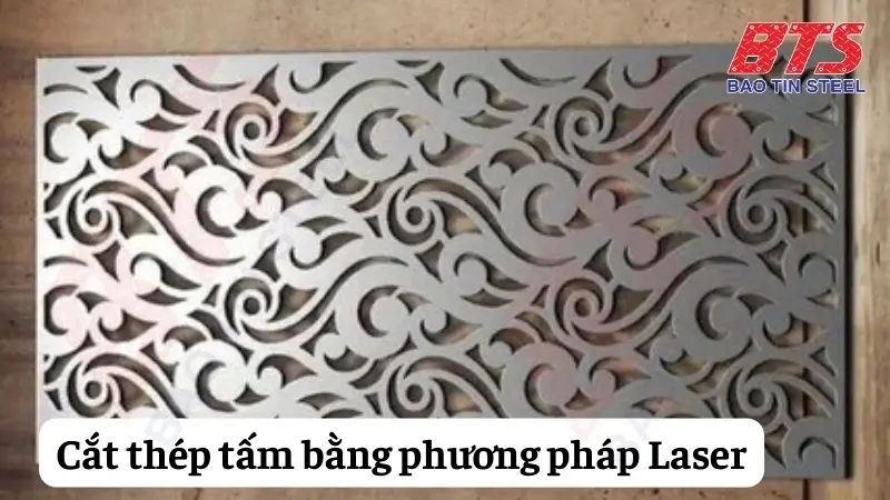Cắt thép tấm bằng phương pháp laser