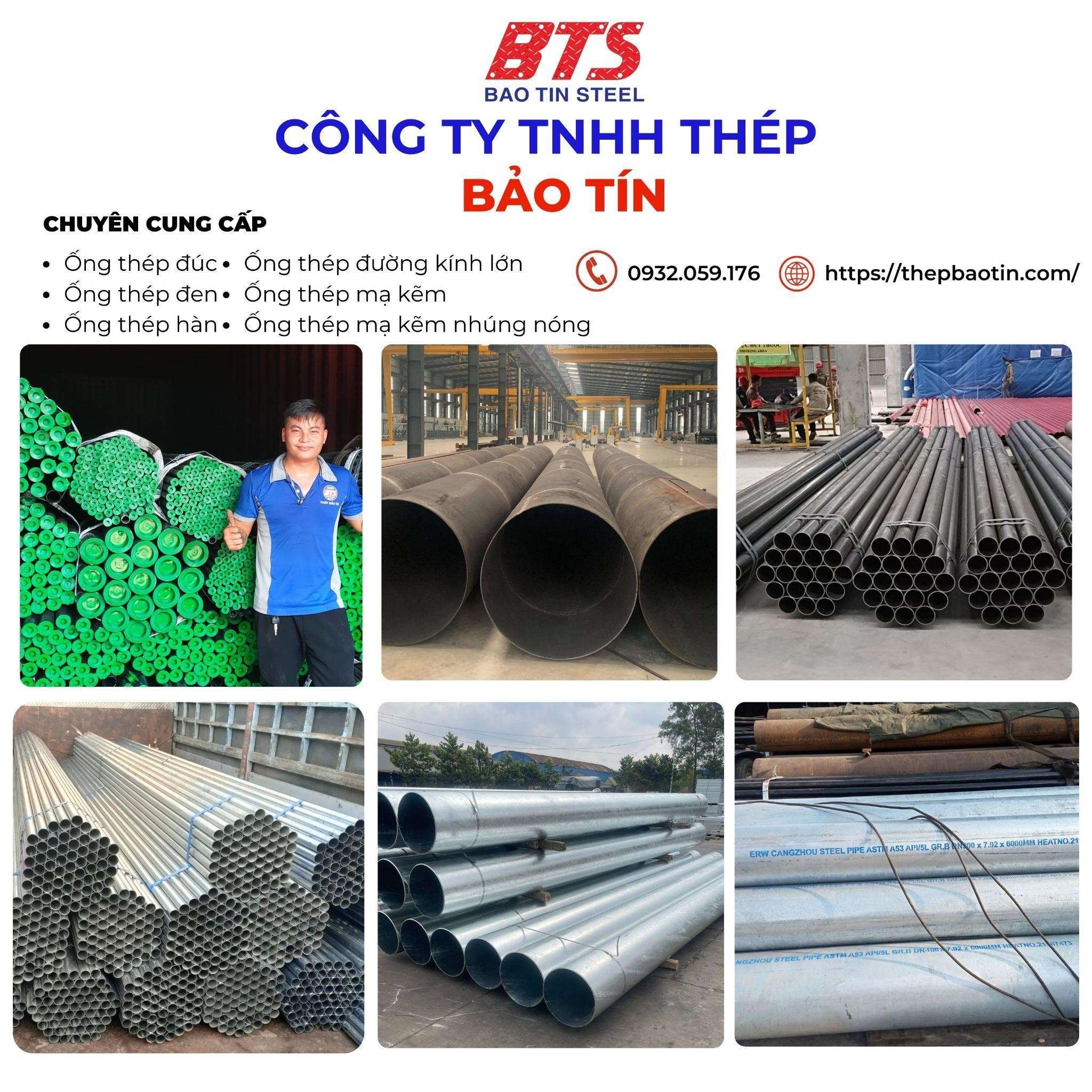 Các sản phẩm chủ lực tại công ty Thép Bảo Tín 