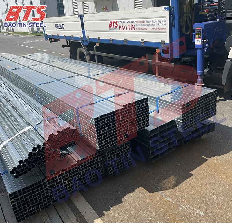 Thép hộp 40x40 mạ kẽm 