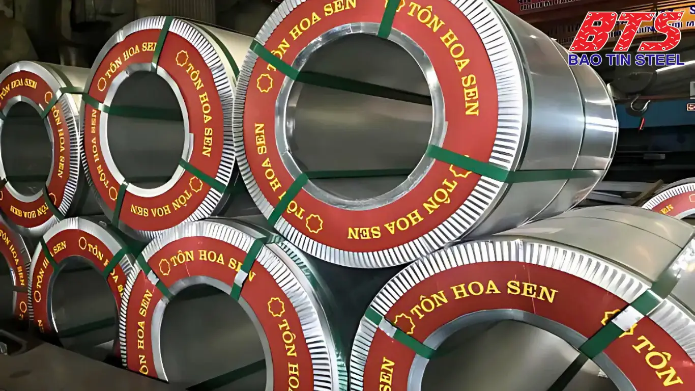 Tôn cuộn mạ kẽm Hoa Sen