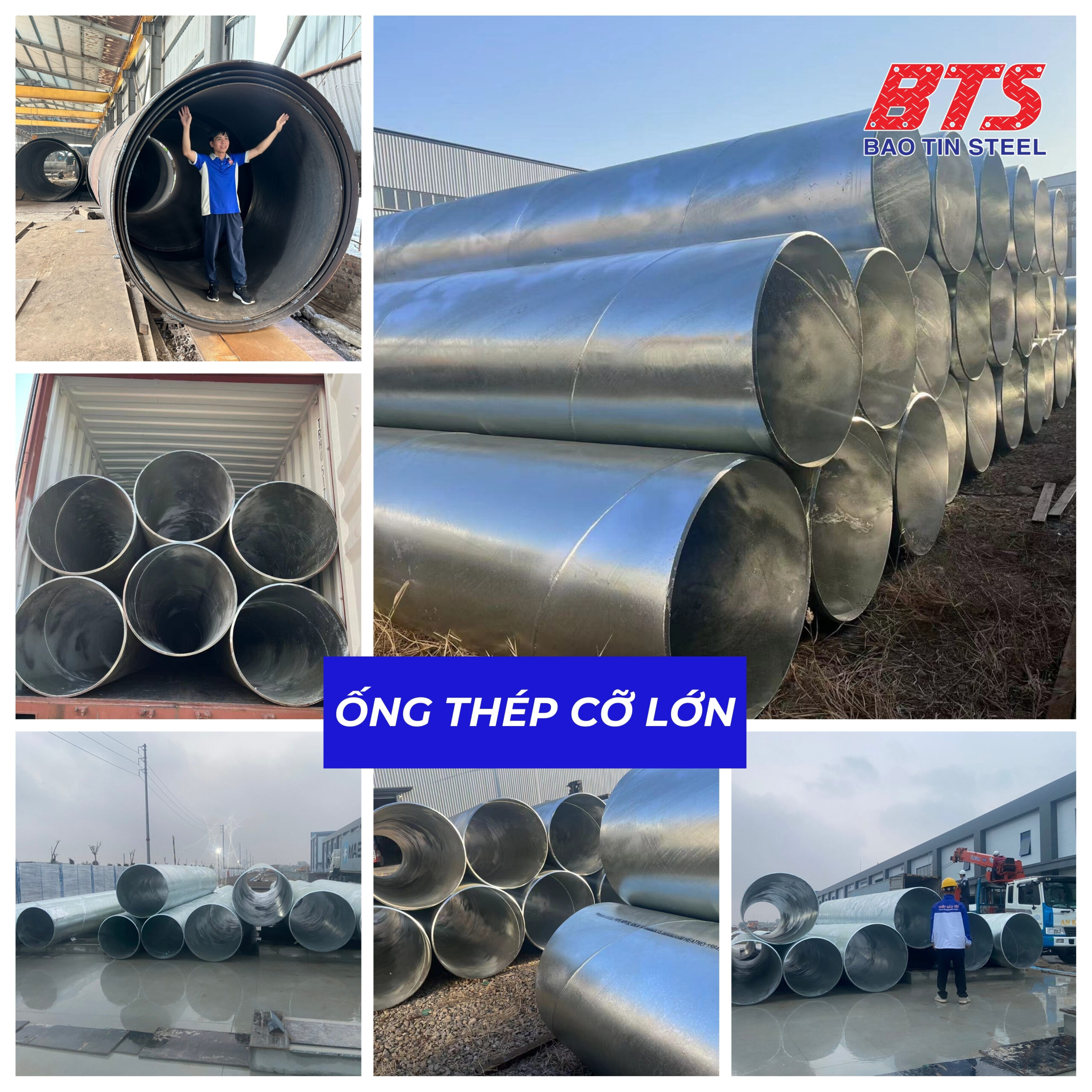 Ống thép cỡ lớn tại Thép Bảo Tín 