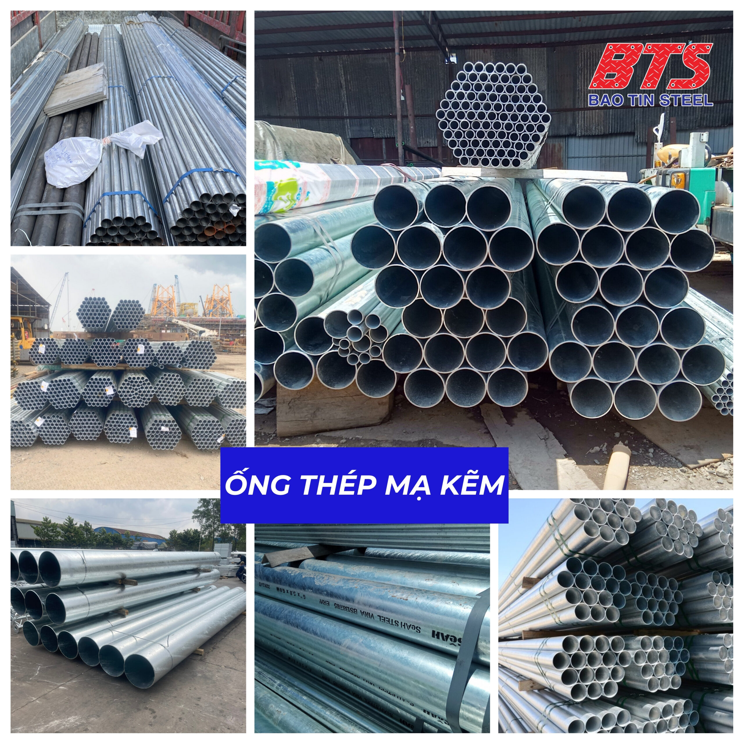 Ống thép mạ kẽm tại Thép Bảo Tín 