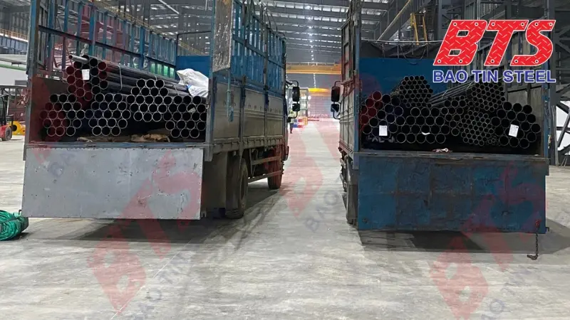 Ống tròn đen Vinapipe BS 1387-1985