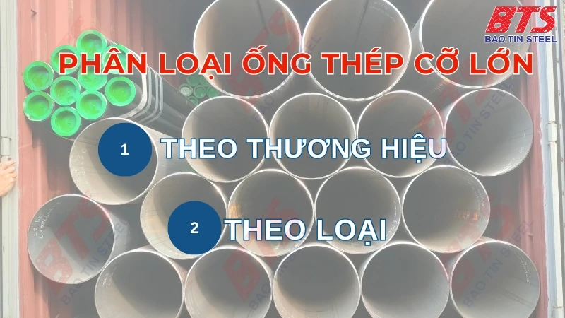 Các loại ống thép size lớn