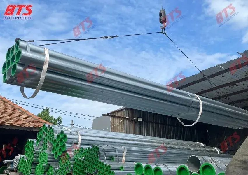 Ống thép hàn mạ kẽm 