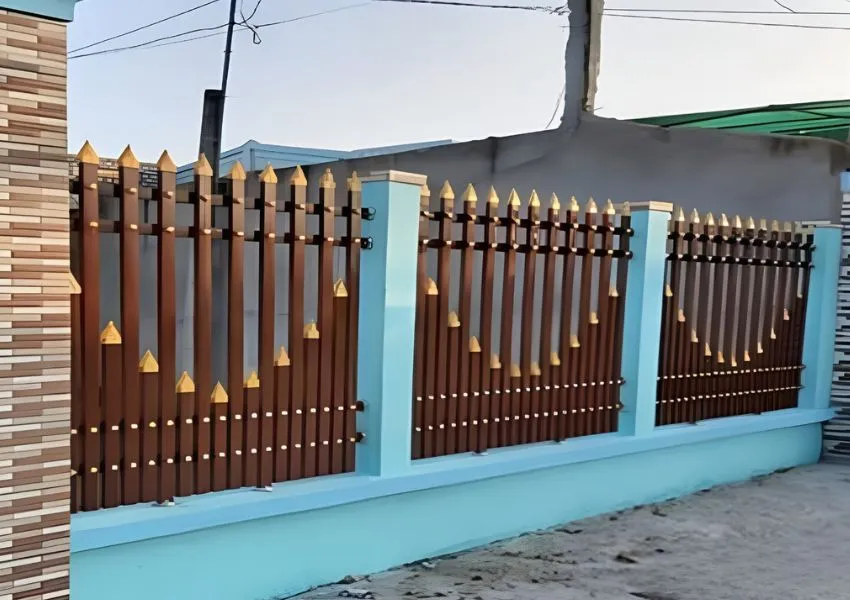 Mẫu hàng rào thép hộp